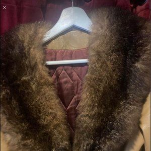 Vintage leather coat